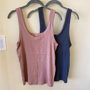 Universal Thread Pink and Blue Tank Tops